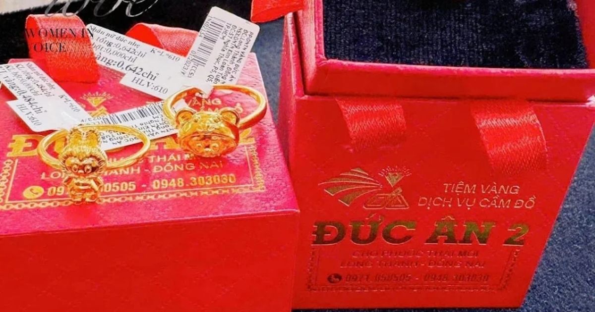 Giá vàng Đức Ân 2 hôm nay, giá vàng tiệm vàng Đức Ân 2 mới nhất