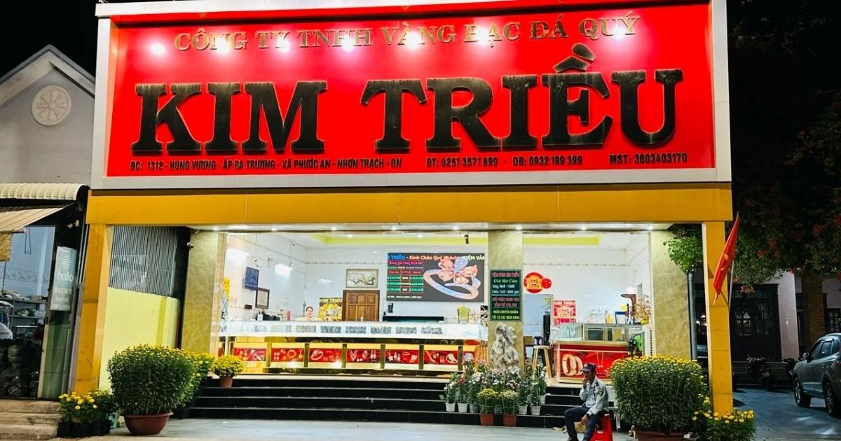 Giá vàng Kim Triều hôm nay, giá vàng tiệm vàng Kim Triều mới nhất
