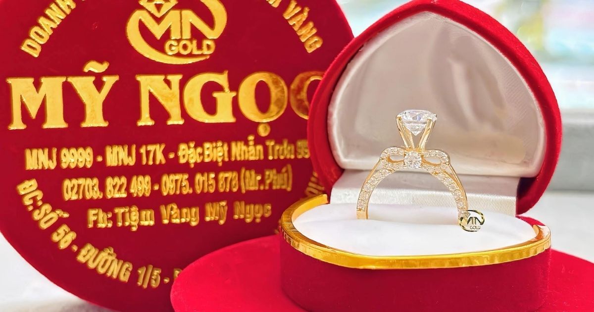 Giá vàng Mỹ Ngọc hôm nay, cập nhật giá vàng tiệm vàng Mỹ Ngọc mới nhất