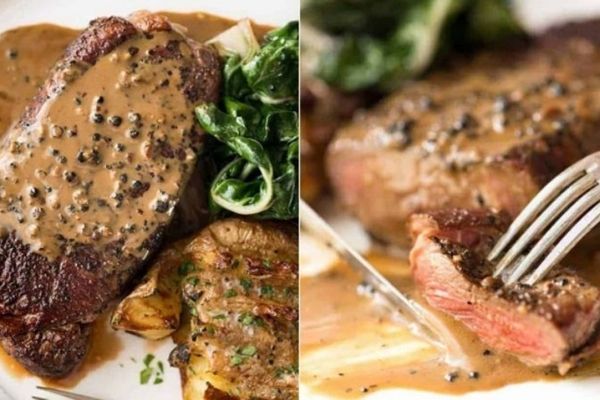 Cách làm bò bít tết sốt tiêu đen mềm thơm lạ vị cach lam bo bit tet sot tieu den 2