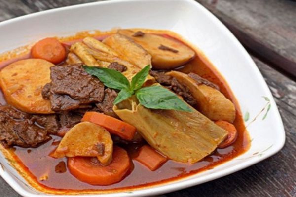 Cách làm bò kho chay thơm ngon đậm vị dễ thực hiện cach lam bo kho chay 1