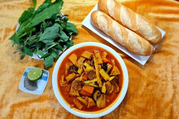 Cách làm bò kho chay thơm ngon đậm vị dễ thực hiện cach lam bo kho chay 2