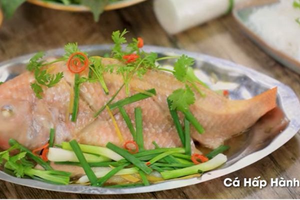 cach lam ca dieu hong hap cuon banh trang 1