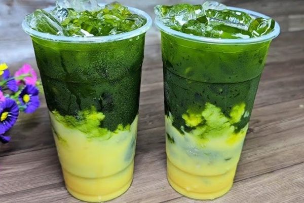 Cách làm đậu xanh rau má thanh nhiệt mát gan dễ uống cach lam dau xanh rau ma 1