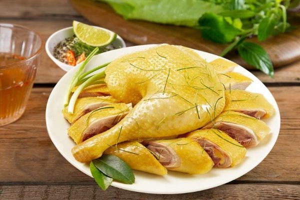 cach lam ga luoc nuoc dua 1