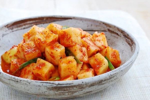 Cách làm kim chi củ cải hàn quốc chua ngọt đúng vị cach lam kim chi cu cai han quoc 2