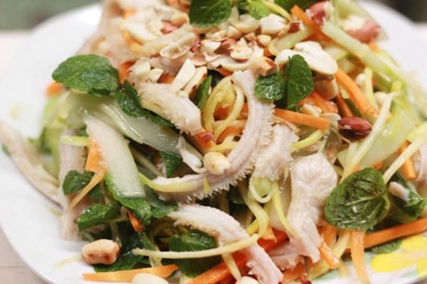 Cách làm nộm sách bò nghệ an đậm vị cay thơm đặc sản cach lam nom sach bo nghe an 1