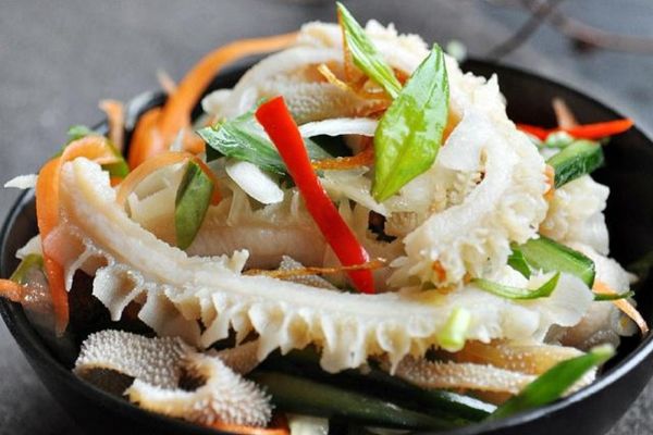 Cách làm nộm sách bò nghệ an đậm vị cay thơm đặc sản cach lam nom sach bo nghe an 3