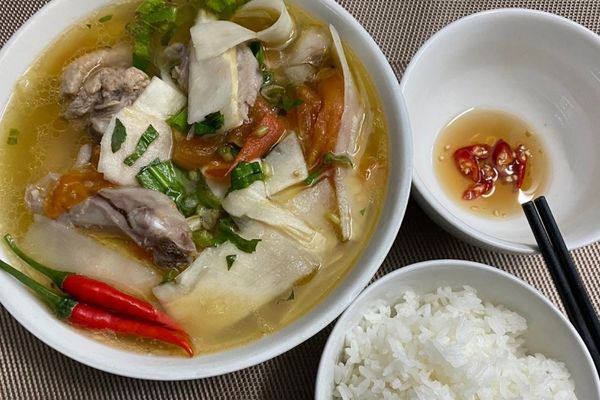 cach lam vit xao mang 1