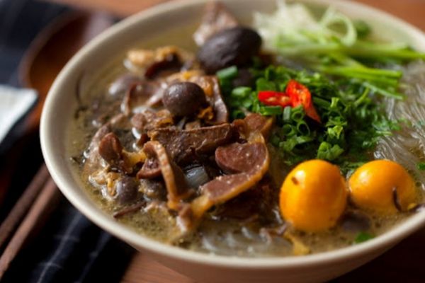 cach nau bun trung ga 2