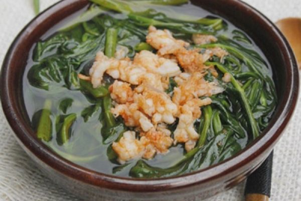 cach nau canh chua rau muong 2