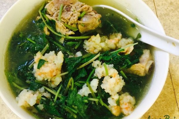 cach nau canh rau ma 1