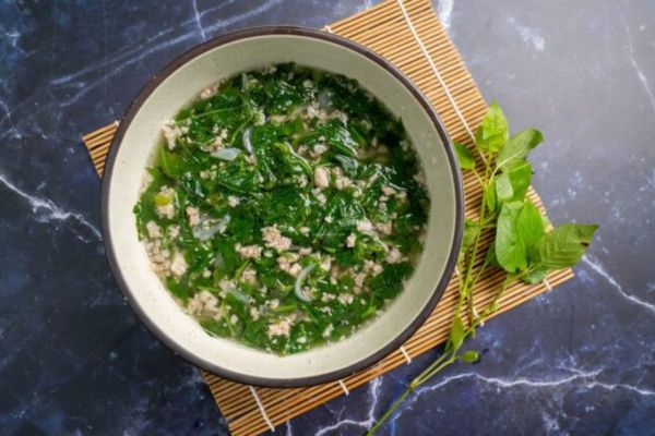 cach nau canh rau ngot thit bam 2