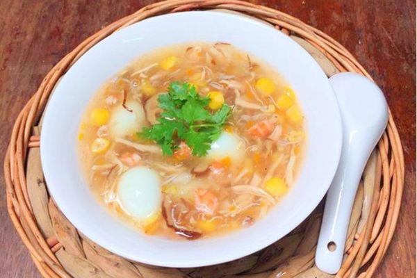 cach nau sup trung cut 1