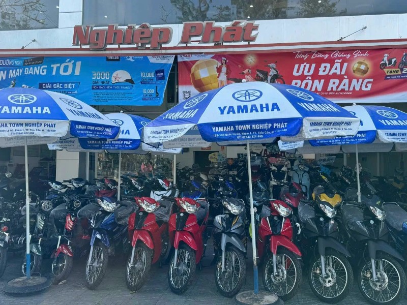 giá xe Yamaha Nghiệp Phát Tiểu Cần